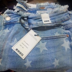 Judy Blue Star Cropped Jeans